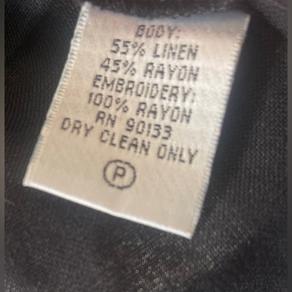 Bob Mackie Wearable Art Womens Jacket Size 2X Black Embroidered Eyelet T… - Picture 4 of 5